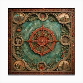 Compass Canvas Print