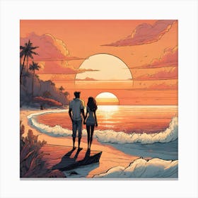 Sunset No.3 Canvas Print