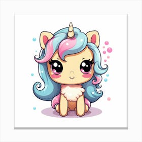 Cute Unicorn 149 Canvas Print