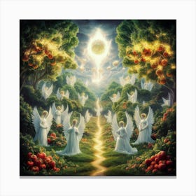 Angels Of The Forest Canvas Print