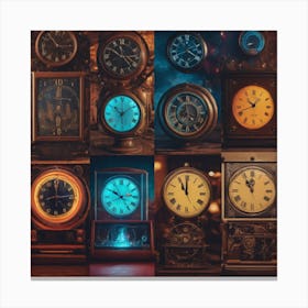 Clocks Canvas Print