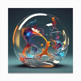 Glass Sphere 1 Canvas Print