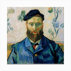 Portrait Of Joseph Roulin, Vincent Van Gogh 5 Canvas Print