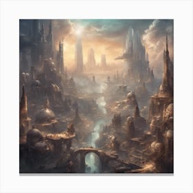 Fantasy City Canvas Print