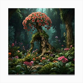 Tree In The Forest 3 Canvas Print