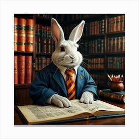 Harry Potter Rabbit 3 Canvas Print