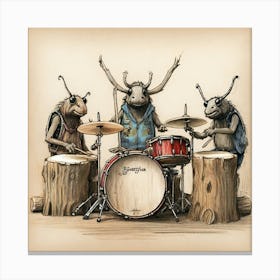 Beetle Band 2 Canvas Print