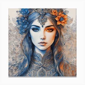 Blue Beauty Canvas Print