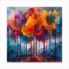 Autumn Trees Canvas Print