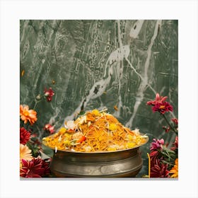 Indian Food Canvas Print