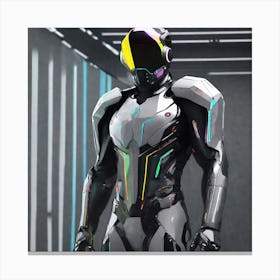 Futuristic Robot 21 Canvas Print