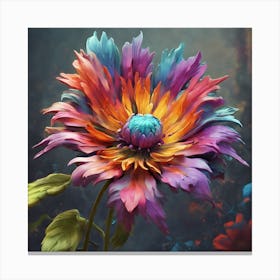 Colorful Flower 1 Canvas Print