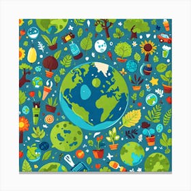 Earth Day Canvas Print