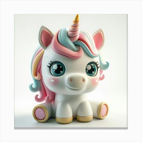 Cute Unicorn 849 Canvas Print