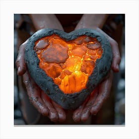 Heart Of Stone Canvas Print