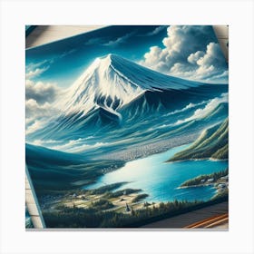 Japanese volcano Fuji 5 Canvas Print