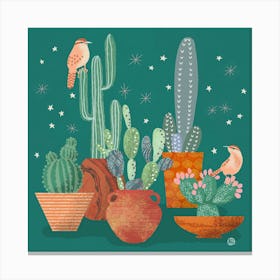 Cactus Garden Canvas Print