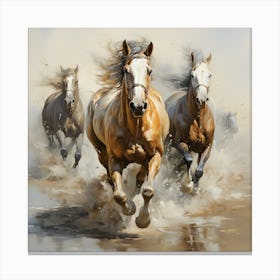 Horsepower Majesty The Power Of Grace Canvas Print