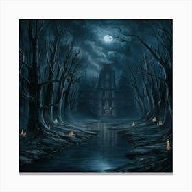 Haunted House Canvas Print