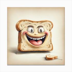 Bread Face 1 Canvas Print