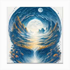 Inside Lost Land Of Otherworldly Dream fan 1 Canvas Print