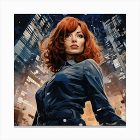 Black Widow 2 Canvas Print