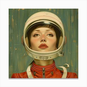 'Space Girl' 1 Canvas Print