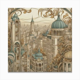 Cityscape 25 Canvas Print