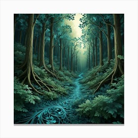 Forest Path 18 Canvas Print