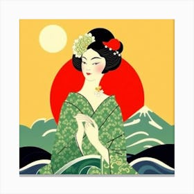 Geisha 16 Canvas Print