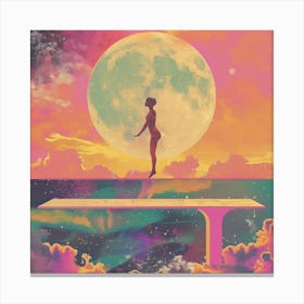 Girl In The Sky 1 Canvas Print