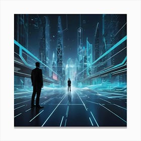 Futuristic City 7 Canvas Print