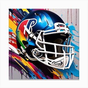 Nfl Helmet Canvas Print