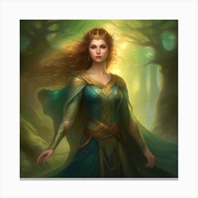 Elven Princess 1 Canvas Print