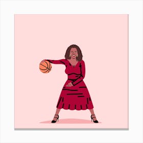 Balling Oprah Canvas Print