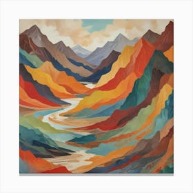 River Valley 4 Canvas Print