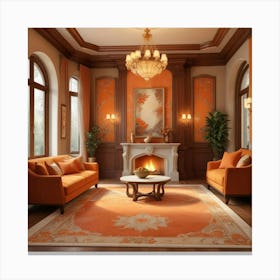 Living Room 9 Canvas Print