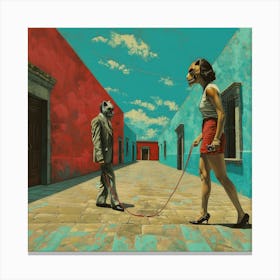 Leashed 1 Fy S Canvas Print