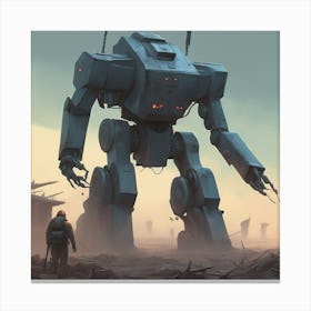 Giant Robot Canvas Print