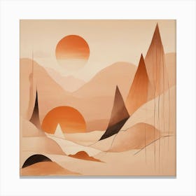 Abstract Landscape - Abstract Stock Videos & Royalty-Free Footage 7 Canvas Print