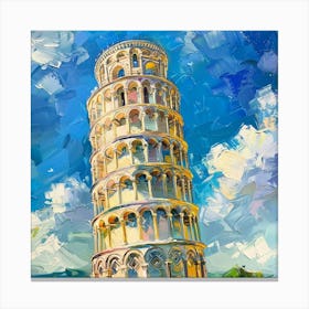 Leaning Tower Of Pisa 1 Canvas Print