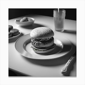 Burger 10 Canvas Print