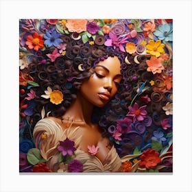 Flower Girl 10 Canvas Print