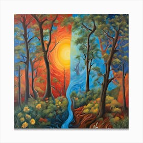 River Of Life Canvas Print