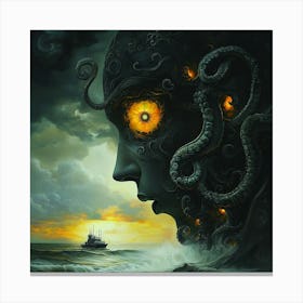 Octopus 10 Canvas Print