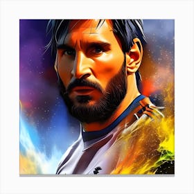 Lionel Messi . Canvas Print