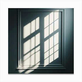 Shadows On A Window Canvas Print