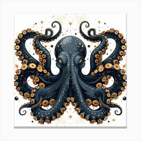 Octopus Tattoo Canvas Print