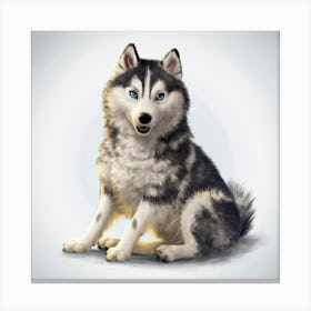 Husky Dog 1 Canvas Print