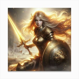 Elven Warrior Canvas Print